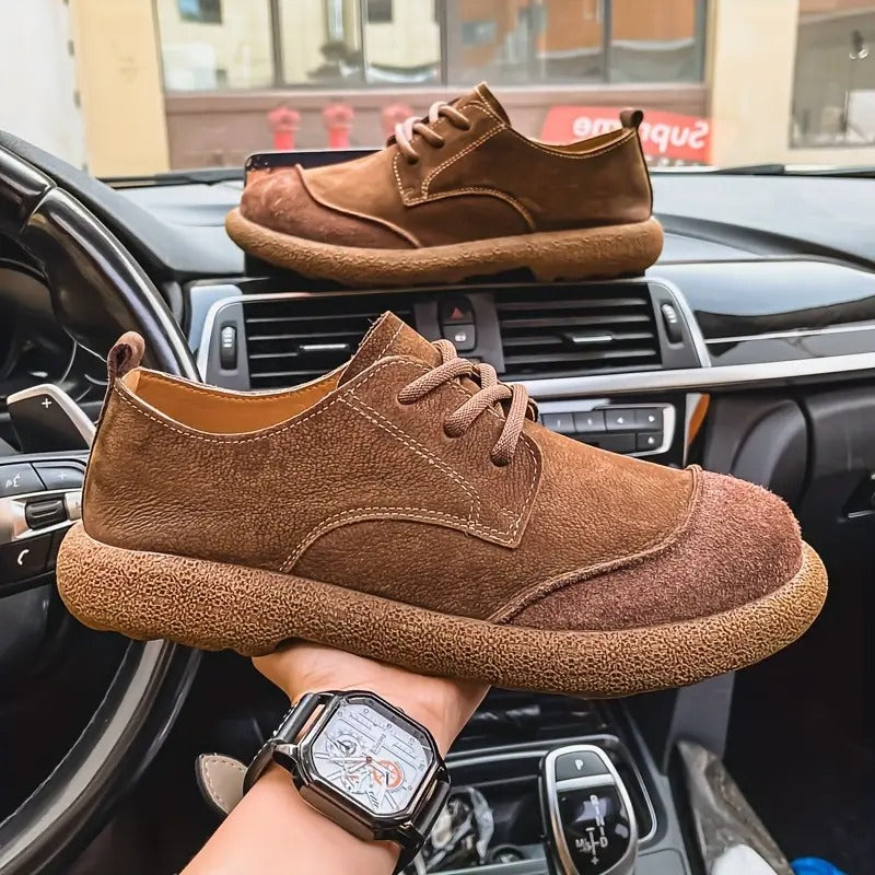 Santiago | Zapatos ortopédicos de piel vegana de vacuno⏐Edición Premium