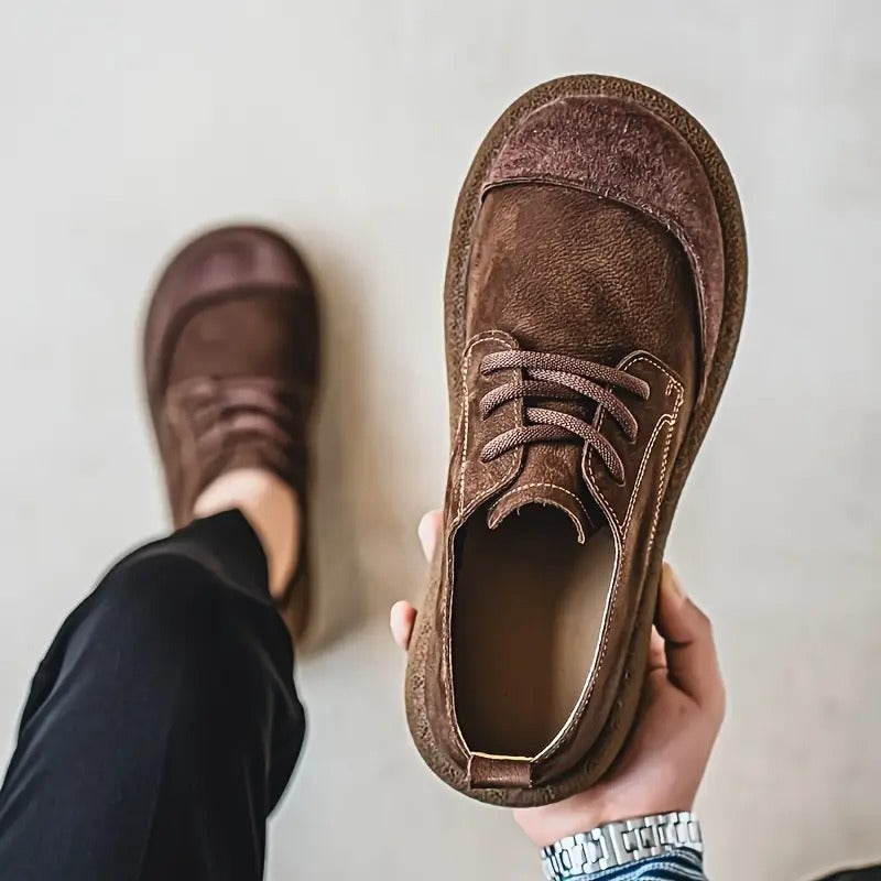 Santiago | Zapatos ortopédicos de piel vegana de vacuno⏐Edición Premium