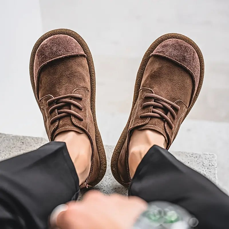 Santiago | Zapatos ortopédicos de piel vegana de vacuno⏐Edición Premium