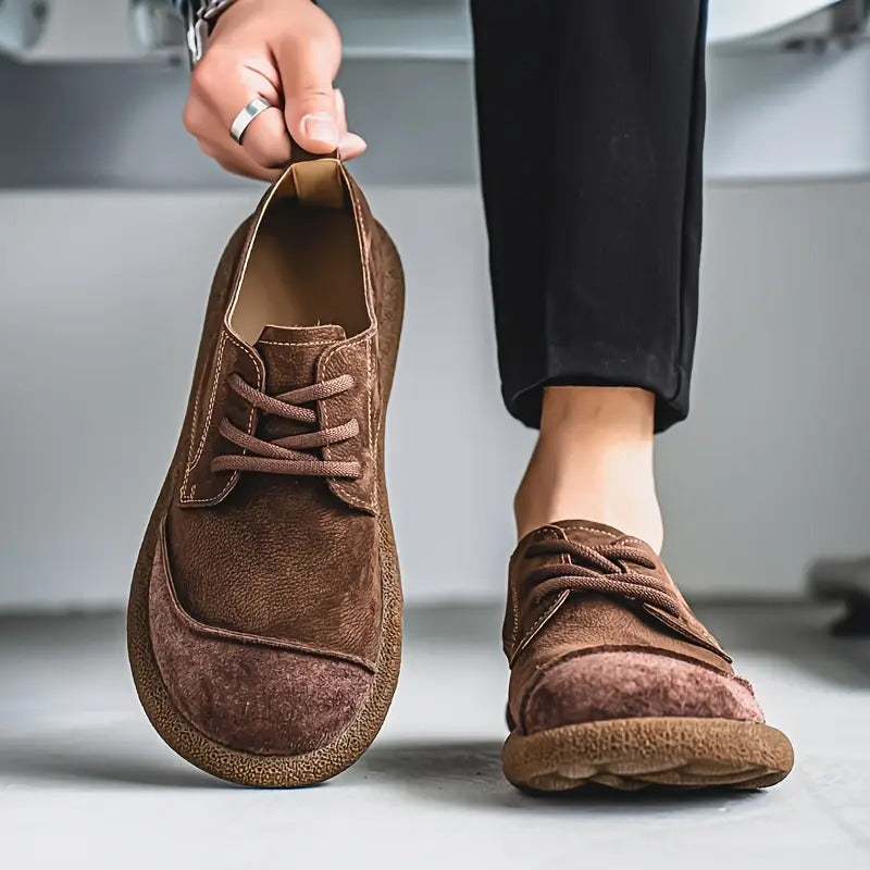 Santiago | Zapatos ortopédicos de piel vegana de vacuno⏐Edición Premium