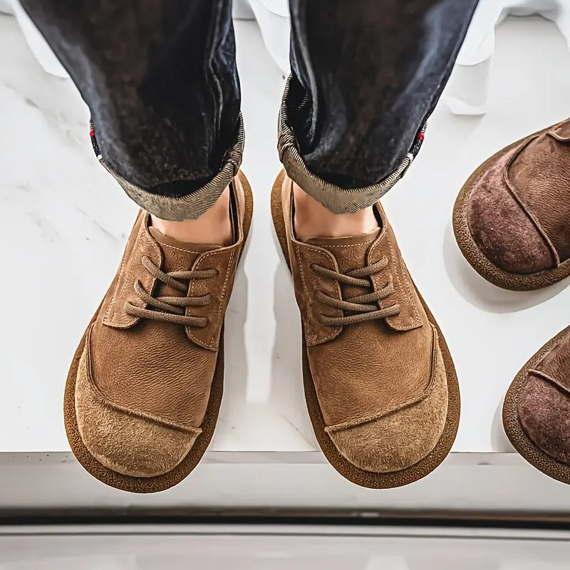 Santiago | Zapatos ortopédicos de piel vegana de vacuno⏐Edición Premium