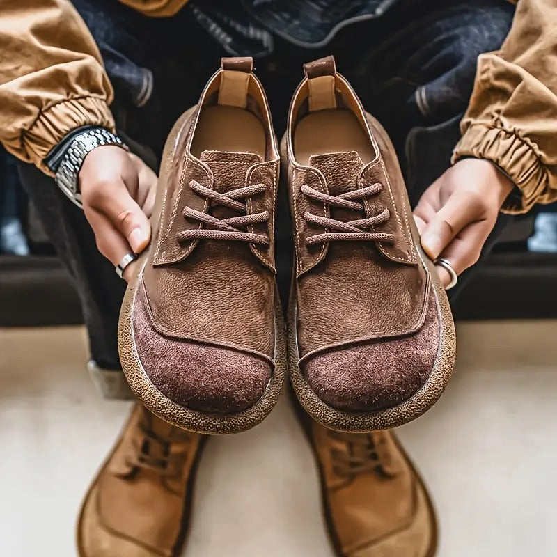 Santiago | Zapatos ortopédicos de piel vegana de vacuno⏐Edición Premium