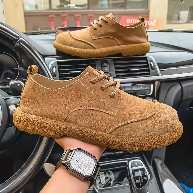 Santiago | Zapatos ortopédicos de piel vegana de vacuno⏐Edición Premium